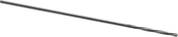 Magafor - 0.6401mm Solid Carbide 4 Flute Chucking Reamer - Spiral Flute, 0.0252" Straight Shank, 9/32" Flute Length, 1-5/16" OAL - Apex Tool & Supply