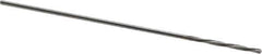 Magafor - 0.6401mm Solid Carbide 4 Flute Chucking Reamer - Spiral Flute, 0.0252" Straight Shank, 9/32" Flute Length, 1-5/16" OAL - Apex Tool & Supply