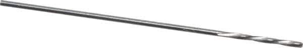 Magafor - 0.6807mm Solid Carbide 4 Flute Chucking Reamer - Spiral Flute, 0.0268" Straight Shank, 9/32" Flute Length, 1-5/16" OAL - Apex Tool & Supply