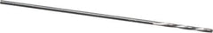 Magafor - 0.6807mm Solid Carbide 4 Flute Chucking Reamer - Spiral Flute, 0.0268" Straight Shank, 9/32" Flute Length, 1-5/16" OAL - Apex Tool & Supply
