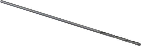 Magafor - 0.701mm Solid Carbide 4 Flute Chucking Reamer - Spiral Flute, 0.0276" Straight Shank, 9/32" Flute Length, 1-5/16" OAL - Apex Tool & Supply