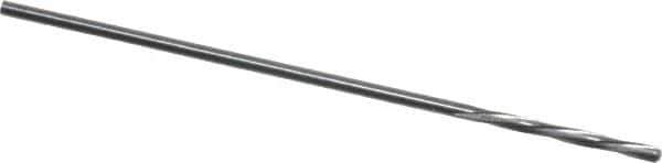 Magafor - 0.7798mm Solid Carbide 4 Flute Chucking Reamer - Spiral Flute, 0.0307" Straight Shank, 9/32" Flute Length, 1-5/16" OAL - Apex Tool & Supply