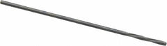 Magafor - 0.8204mm Solid Carbide 4 Flute Chucking Reamer - Spiral Flute, 0.0323" Straight Shank, 9/32" Flute Length, 1-5/16" OAL - Apex Tool & Supply
