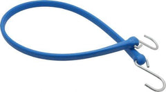 The Perfect Bungee - Heavy Duty Tie Down with S Hook - 36" OAL, Blue - Apex Tool & Supply