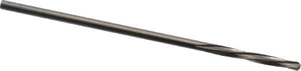 Magafor - 1.049mm Solid Carbide 4 Flute Chucking Reamer - Spiral Flute, 0.0413" Straight Shank, 9/32" Flute Length, 1-5/16" OAL - Apex Tool & Supply