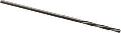 Magafor - 1.1303mm Solid Carbide 4 Flute Chucking Reamer - Spiral Flute, 0.0445" Straight Shank, 25/64" Flute Length, 1-9/16" OAL - Apex Tool & Supply