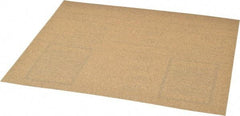 3M - 120 Grit, Aluminum Oxide Sanding Sheet - 11" Long x 9" Wide, Fine Grade, A Weighted Paper Backing - Apex Tool & Supply