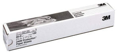 3M - 80 Grit, Aluminum Oxide Sanding Sheet - 17-1/2" Long x 2-3/4" Wide, Medium Grade, D Weighted Paper Backing - Apex Tool & Supply