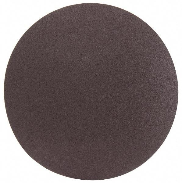 Norton - 24" Diam, 50 Grit Aluminum Oxide Adhesive PSA Disc - Coarse Grade, Brown, X Weighted Backing, Flexible - Apex Tool & Supply