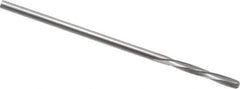 Magafor - 1.4097mm Solid Carbide 4 Flute Chucking Reamer - Spiral Flute, 0.0555" Straight Shank, 25/64" Flute Length, 1-9/16" OAL - Apex Tool & Supply
