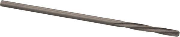 Magafor - 1.4402mm Solid Carbide 4 Flute Chucking Reamer - Spiral Flute, 0.0567" Straight Shank, 25/64" Flute Length, 1-9/16" OAL - Apex Tool & Supply