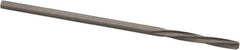Magafor - 1.4402mm Solid Carbide 4 Flute Chucking Reamer - Spiral Flute, 0.0567" Straight Shank, 25/64" Flute Length, 1-9/16" OAL - Apex Tool & Supply