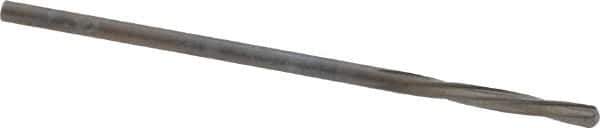Magafor - 1.4605mm Solid Carbide 4 Flute Chucking Reamer - Spiral Flute, 0.0575" Straight Shank, 25/64" Flute Length, 1-9/16" OAL - Apex Tool & Supply