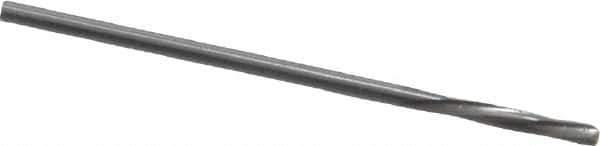 Magafor - 1.491mm Solid Carbide 4 Flute Chucking Reamer - Spiral Flute, 0.0587" Straight Shank, 25/64" Flute Length, 1-9/16" OAL - Apex Tool & Supply