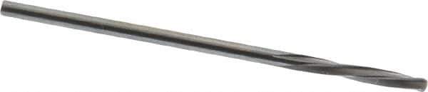 Magafor - 1.5189mm Solid Carbide 4 Flute Chucking Reamer - Spiral Flute, 0.0598" Straight Shank, 25/64" Flute Length, 1-9/16" OAL - Apex Tool & Supply