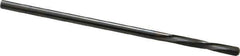 Magafor - 1.5392mm Solid Carbide 4 Flute Chucking Reamer - Spiral Flute, 0.0606" Straight Shank, 25/64" Flute Length, 1-9/16" OAL - Apex Tool & Supply