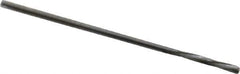 Magafor - 1.5596mm Solid Carbide 4 Flute Chucking Reamer - Spiral Flute, 0.0614" Straight Shank, 7/16" Flute Length, 1-31/32" OAL - Apex Tool & Supply