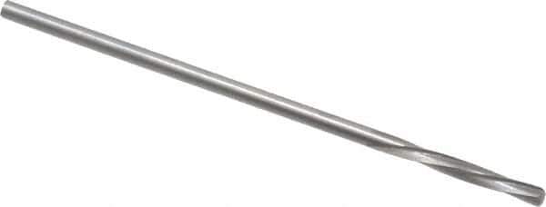 Magafor - 1.6688mm Solid Carbide 4 Flute Chucking Reamer - Spiral Flute, 0.0657" Straight Shank, 7/16" Flute Length, 1-31/32" OAL - Apex Tool & Supply