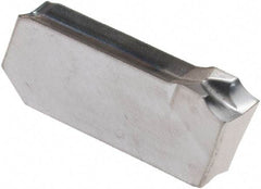Iscar - 3J4GIM Grade IC328, 3mm Cutting Width Carbide Grooving Insert - Right Hand, 0.22mm Corner Radius, TiCN Finish - Apex Tool & Supply