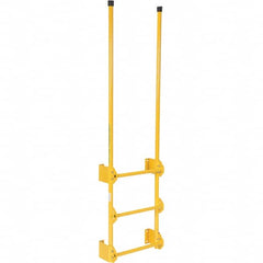 Vestil - 77-1/2" High 300 Lb Capacity 3 Step Fixed Ladder - Apex Tool & Supply