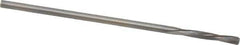 Magafor - 1.7094mm Solid Carbide 4 Flute Chucking Reamer - Spiral Flute, 0.0673" Straight Shank, 7/16" Flute Length, 1-31/32" OAL - Apex Tool & Supply