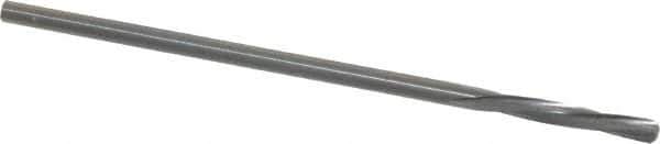 Magafor - 1.7399mm Solid Carbide 4 Flute Chucking Reamer - Spiral Flute, 0.0685" Straight Shank, 7/16" Flute Length, 1-31/32" OAL - Apex Tool & Supply
