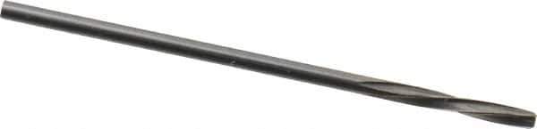 Magafor - 1.7907mm Solid Carbide 4 Flute Chucking Reamer - Spiral Flute, 0.0705" Straight Shank, 7/16" Flute Length, 1-31/32" OAL - Apex Tool & Supply
