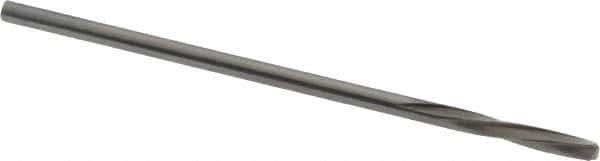 Magafor - 1.8212mm Solid Carbide 4 Flute Chucking Reamer - Spiral Flute, 0.0717" Straight Shank, 7/16" Flute Length, 1-31/32" OAL - Apex Tool & Supply