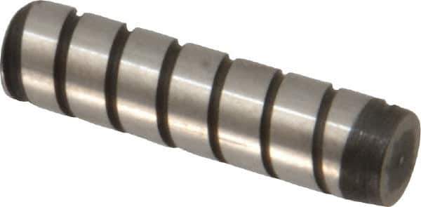 Holo-Krome - 5/16" Diam x 1-1/4" Pin Length 4000 Alloy Steel Pull Out Dowel Pin - Black Luster Finish, C 47-58 & C 60 (Surface) Hardness, 1 Beveled & 1 Threaded End - Apex Tool & Supply