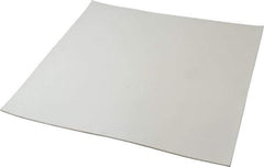 Made in USA - 12" Long, 12" Wide, 1/16" Thick, Silicone Rubber Foam Sheet - 35 to 45 Durometer, White, -20 to 500°F, 640 psi Tensile Strength, Plain Backing, Stock Length - Apex Tool & Supply