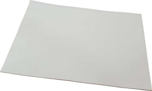 Made in USA - 12" Long, 12" Wide, 1/16" Thick, Silicone Rubber Foam Sheet - 35 to 45 Durometer, White, -20 to 500°F, 640 psi Tensile Strength, Adhesive Backing, Stock Length - Apex Tool & Supply