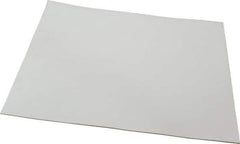 Made in USA - 12" Long, 12" Wide, 1/16" Thick, Silicone Rubber Foam Sheet - 35 to 45 Durometer, White, -20 to 500°F, 640 psi Tensile Strength, Adhesive Backing, Stock Length - Apex Tool & Supply
