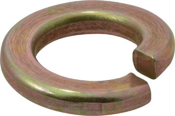 Value Collection - 1/2", 1/8" Thick Split Lock Washer - Grade 8 Alloy Steel, Zinc-Plated Finish, 0.502" Min ID, 0.512" Max ID, 0.779" Min OD, 0.869" Max OD - Apex Tool & Supply