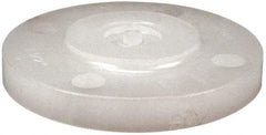 NIBCO - 1" Pipe, 4-1/2" OD, Polypropylene Blind Pipe Flange - Schedule 80, Natural - Apex Tool & Supply