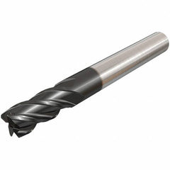 Iscar - 0.313", 4 Flute, Single End, Solid Carbide, 0.03" Corner Radius End Mill - 2-1/2" OAL, 38° Helix, Right Hand Flute, 5/8" LOC, Right Hand Cut - Apex Tool & Supply