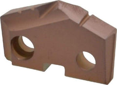Allied Machine and Engineering - 31/32" Diam x 3/16" Thick, Seat Code 2, 132° Included Angle Spade Drill Insert - AM200 Coated, Cobalt, Grade Super Cobalt, Series GEN2 T-A - Apex Tool & Supply