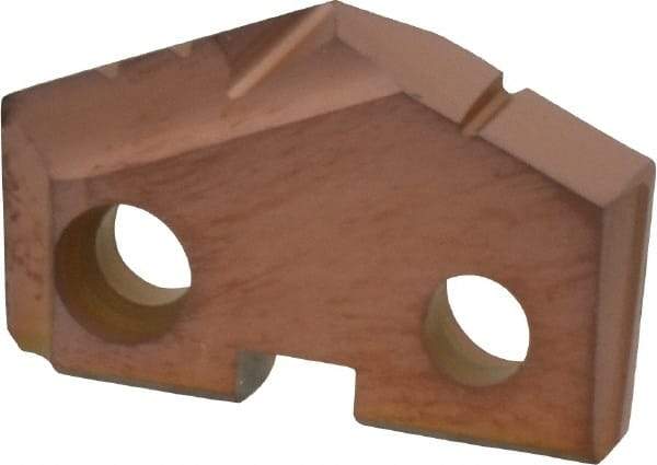 Allied Machine and Engineering - 1" Diam x 3/16" Thick, Seat Code 2, 132° Included Angle Spade Drill Insert - AM200 Coated, Cobalt, Grade Super Cobalt, Series GEN2 T-A - Apex Tool & Supply
