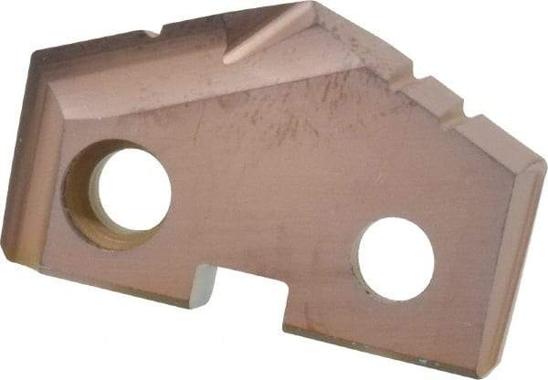 Allied Machine and Engineering - 1-1/32" Diam x 3/16" Thick, Seat Code 2, 132° Included Angle Spade Drill Insert - AM200 Coated, Cobalt, Grade Super Cobalt, Series GEN2 T-A - Apex Tool & Supply