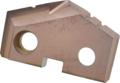 Allied Machine and Engineering - 1-1/32" Diam x 3/16" Thick, Seat Code 2, 132° Included Angle Spade Drill Insert - AM200 Coated, Cobalt, Grade Super Cobalt, Series GEN2 T-A - Apex Tool & Supply