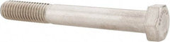 Value Collection - 1/2-13 UNC, 4" Length Under Head Hex Head Cap Screw - Partially Threaded, Grade 316 Stainless Steel, Uncoated, 3/4" Hex - Apex Tool & Supply