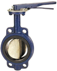 NIBCO - 3" Pipe, Lug Butterfly Valve - Lever Handle, Cast Iron Body, Buna-N Seat, 200 WOG, Ductile Iron Disc, Stainless Steel Stem - Apex Tool & Supply