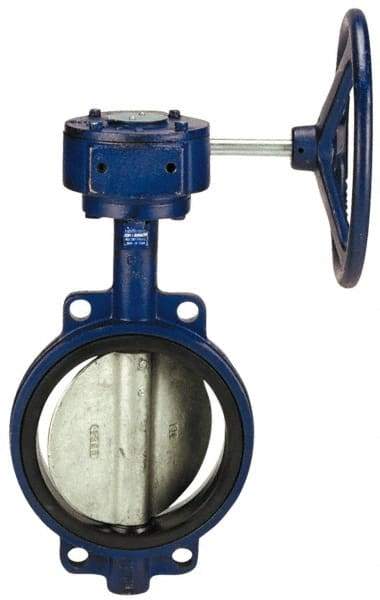 NIBCO - 8" Pipe, Lug Butterfly Valve - Gear Handle, Cast Iron Body, EPDM Seat, 200 WOG, Ductile Iron Disc, Stainless Steel Stem - Apex Tool & Supply
