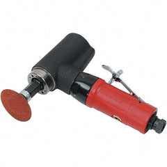 Autobrade Red - 2" Max Disc, 20,000 RPM, Pneumatic Handheld Disc Sander - 22 CFM, 1/4 NPT Inlet, 0.5 hp, 90 psi - Apex Tool & Supply