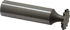 Whitney Tool Co. - 5/8" Diam x 1/16" Face Width, Cobalt, 12 Teeth, Shank Connection Woodruff Keyseat Cutter - Uncoated, 2-1/16" OAL x 1/2" Shank, Straight Teeth - Apex Tool & Supply