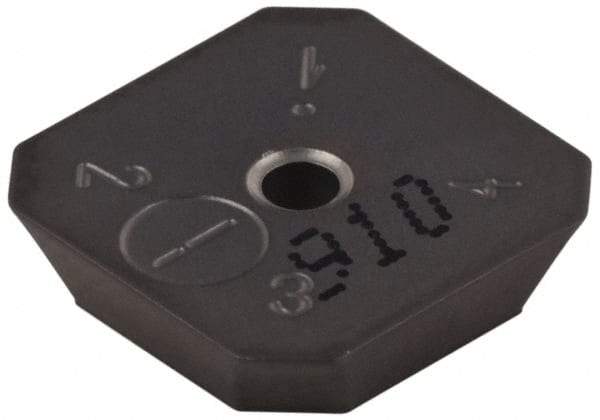 Iscar - SEKN42 42 Grade IC910 Carbide Milling Insert - AlTiN Finish, 0.1252" Thick, 1/2" Inscribed Circle - Apex Tool & Supply