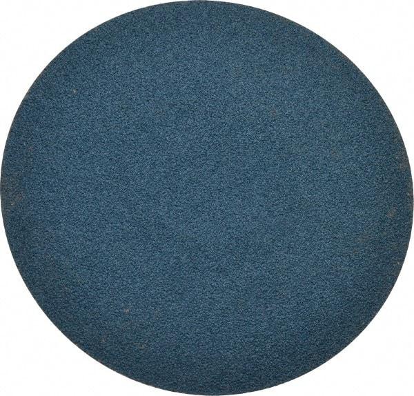 Merit Abrasives - 3" Disc Diam, 120 Grit, Zirconia Alumina Quick Change Disc - Type S Attaching System, Coated, Blue, Fine Grade, 20,000 RPM, R801 Series - Apex Tool & Supply