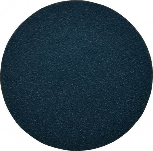 Merit Abrasives - 2" Disc Diam, 120 Grit, Zirconia Alumina Quick Change Disc - Type R Attaching System, Coated, Blue, Fine Grade, 30,000 RPM, KY672 Series - Apex Tool & Supply