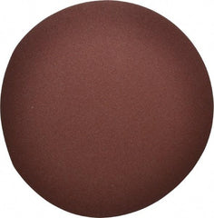 Merit Abrasives - 14" Diam, 60 Grit Aluminum Oxide Adhesive PSA Disc - Coarse Grade, Black, Cloth Backing, Flexible, Use with Stationary Disc Sanders - Apex Tool & Supply