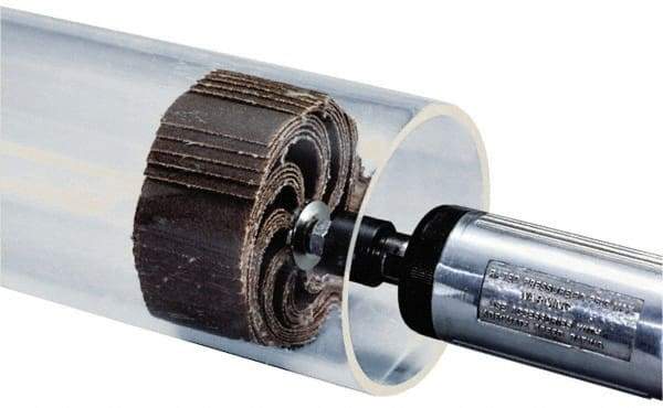 Merit Abrasives - 80 Grit, Coated, Bore Polishing Wheel - Apex Tool & Supply
