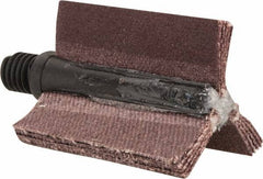 Merit Abrasives - 180 Grit, Coated, Aluminum Oxide Bore Polisher - Very Fine Grade, 25,000 RPM, Polishes Bores with 5/8 to 1" Diam - Apex Tool & Supply